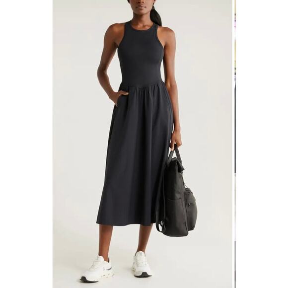 Zella Effortless Hybrid Racerback black
Midi Dress | Nordstrom size large - Picture 1 of 7